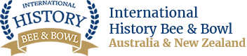 International History Bee & Bowl: Australia – New Zealand Division Logo